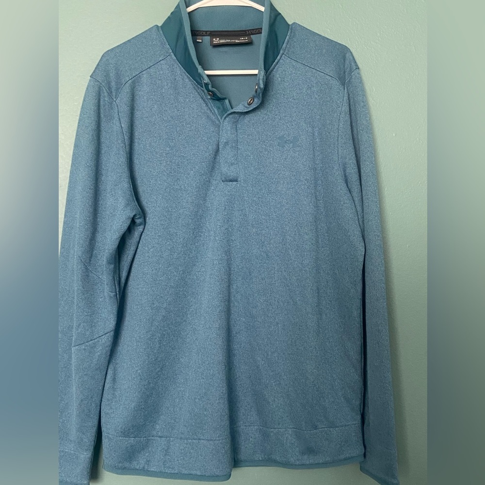 Mens Large Under Armour Golf Pullover